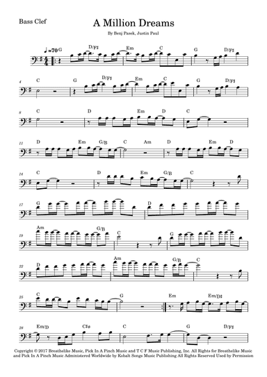 A Million Dreams (arr. Fabio Eduardo de Oliveira)
