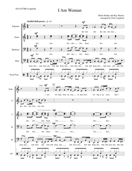 I Am Woman (arr. Paul Langford)