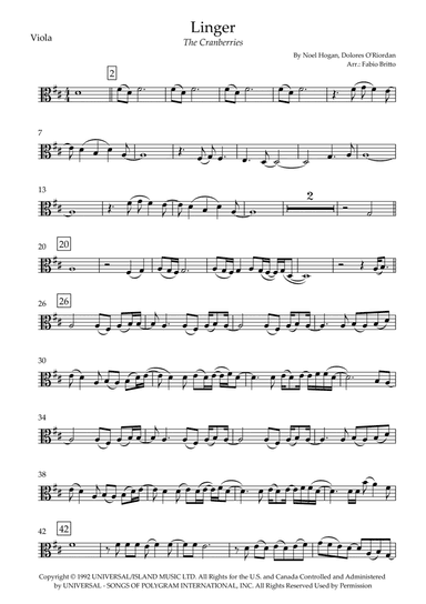 Linger (arr. Fabio Britto)