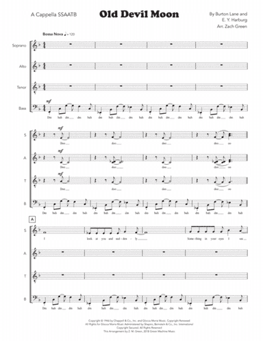 Old Devil Moon (arr. Zach Green)