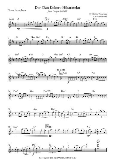 Dragon Ball Gt (arr. Fabio Britto)