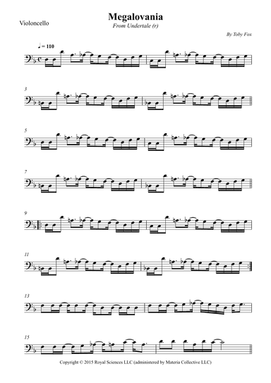 Megalovania (arr. Wesley S. SIlva)