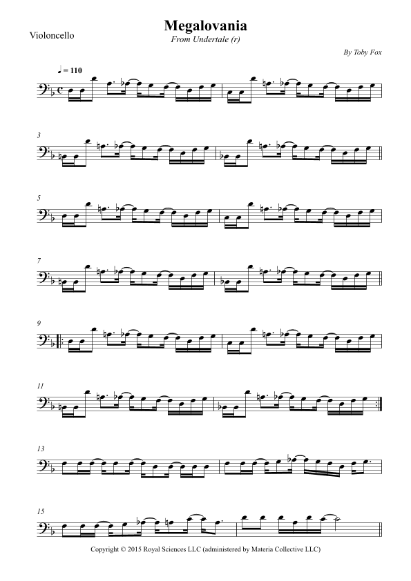 Megalovania (arr. Wesley S. SIlva)