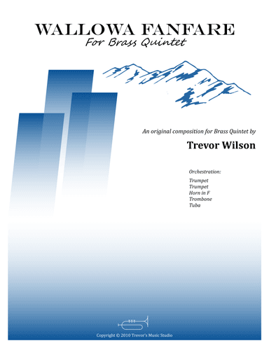 Wallowa Fanfare for Brass Quintet