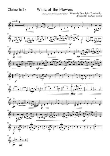 Waltz of the Flowers (arr. Zachary Corbett)