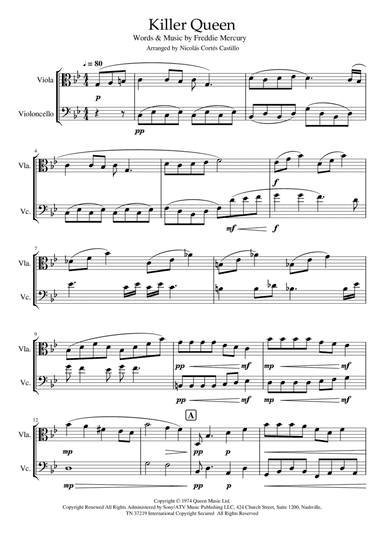Killer Queen (arr. Nicolás Cortés Castillo)