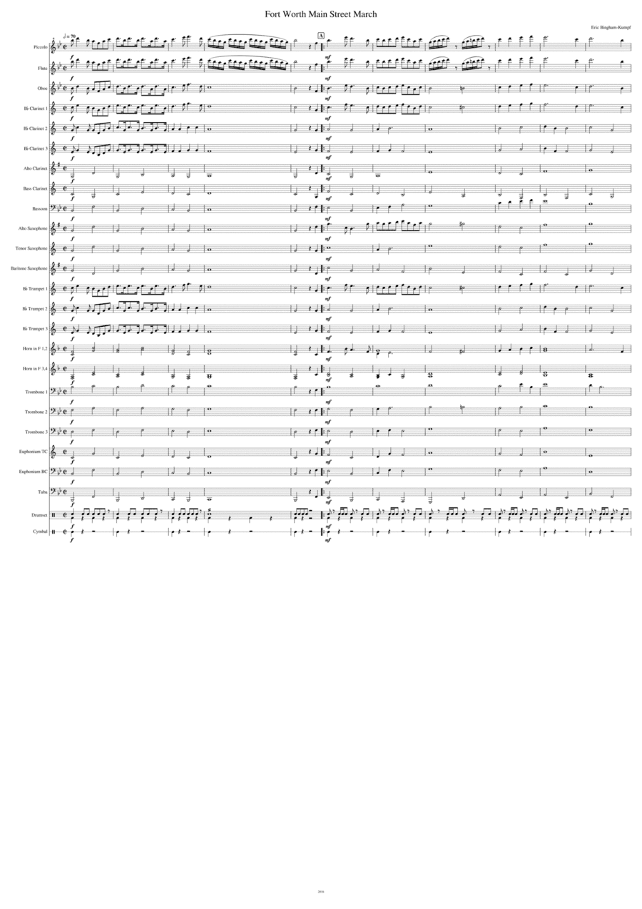 Fort Worth Main Street March