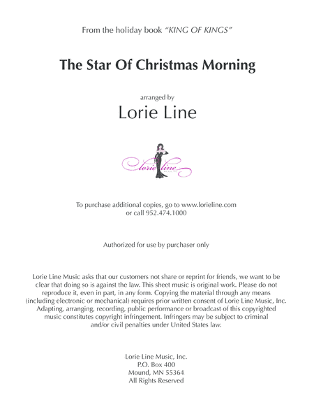 The Star Of Christmas Morning (arr. Lorie Line)
