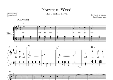 Norwegian Wood (this Bird Has Flown) (arr. Igor Ferreira)