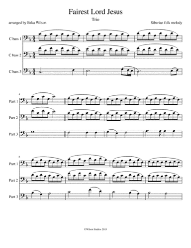 Fairest Lord Jesus (arr. Beka Wilson)