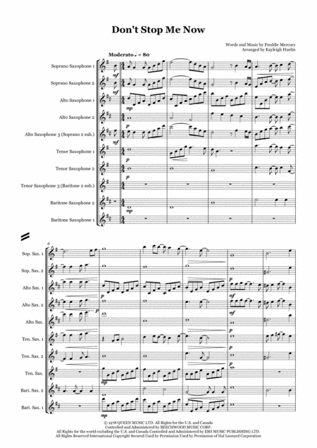 Don't Stop Me Now (arr. Kayleigh Huelin)