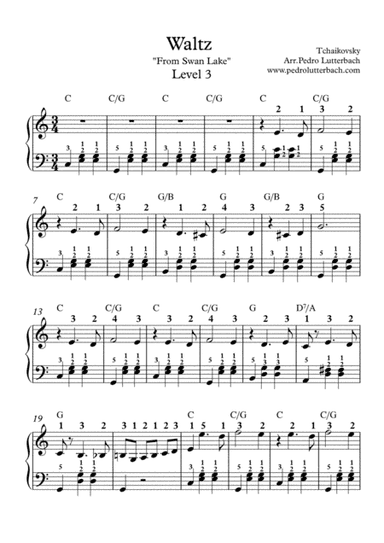 Swan Lake's Waltz (arr. Pedro Lutterbach)