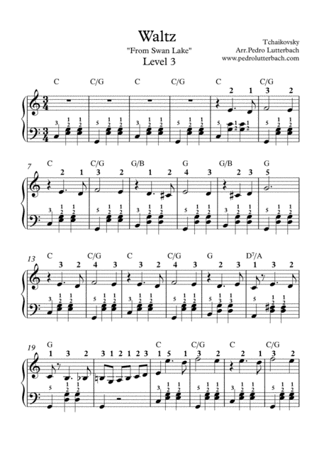 Swan Lake's Waltz (arr. Pedro Lutterbach)