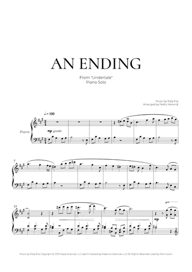 Undertale Variations (arr. Pedro Merendi)