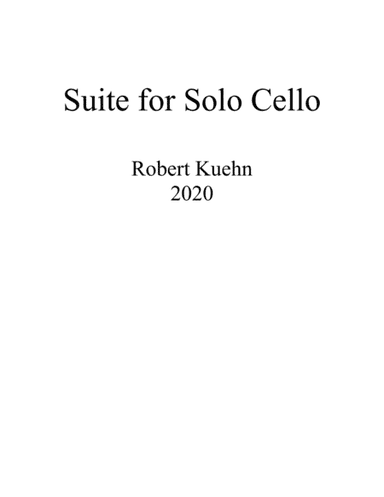 Suite for Solo Cello all parts
