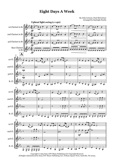 Eight Days A Week (arr. Kayleigh Huelin)