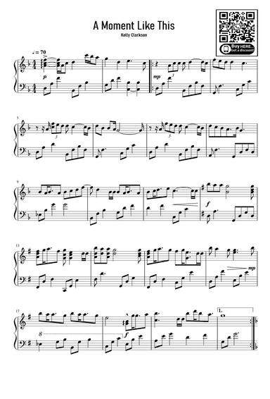 A Moment Like This (arr. eduardo)