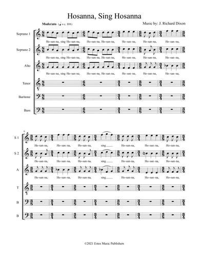 Hosanna, Sing Hosanna
