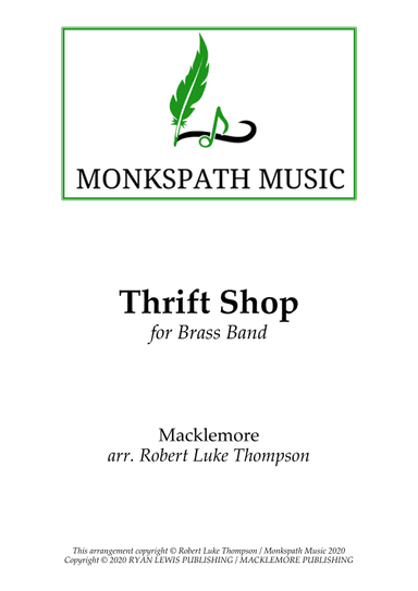 Thrift Shop (arr. Robert Luke Thompson)