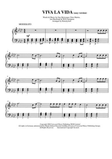 Viva La Vida (arr. Rimskyfarby)
