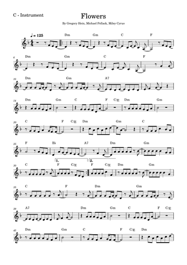 Flowers (arr. Fabio Eduardo de Oliveira)