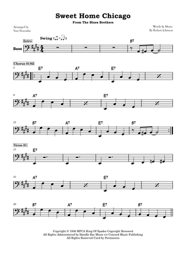 Sweet Home Chicago (arr. Yuri Noronha)