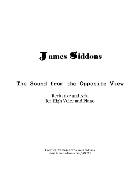 The Sound from the Opposite View