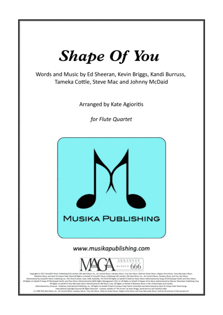 Shape Of You (arr. Kate Agioritis)