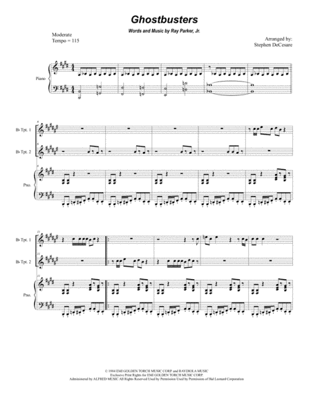 Ghostbusters (arr. Stephen DeCesare)