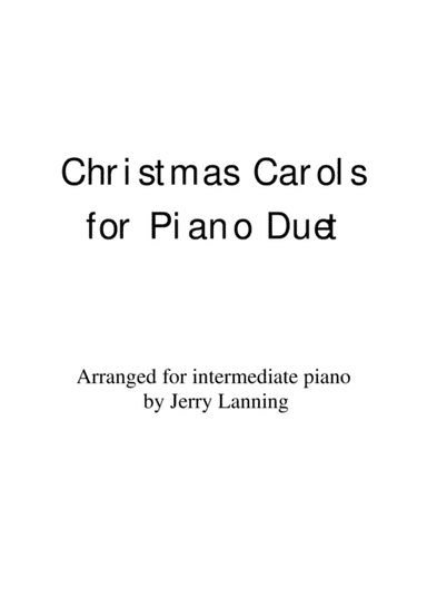 22 Christmas Carols for Piano Duet (arr. Jerry Lanning)