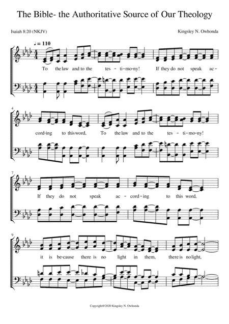 The Bible: The Authoritative Source of Our Theology