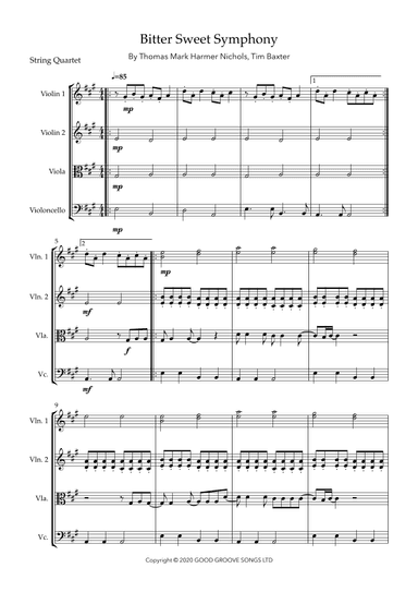 Bittersweet Symphony (arr. Matthew pyeon)