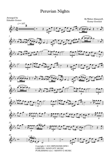 Peruvian Nights (arr. Ednaldo Gomes)