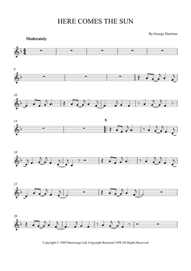 Here Comes The Sun (arr. Alex Nunes Rodrigues)