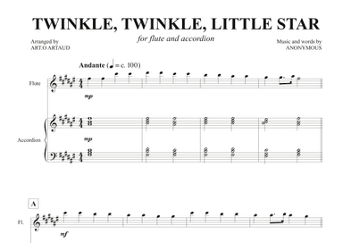 Twinkle Twinkle Little Star (arr. Art.o Artaud)