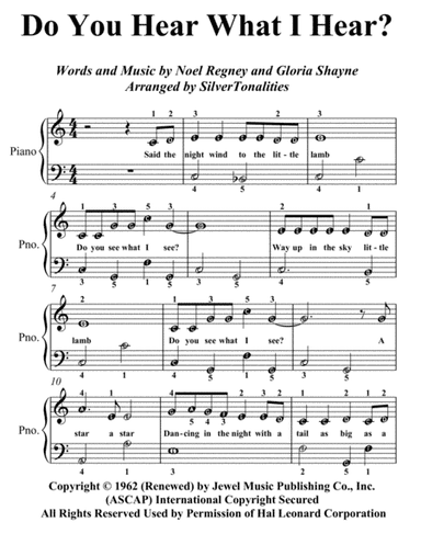 Do You Hear What I Hear (arr. SilverTonalities)