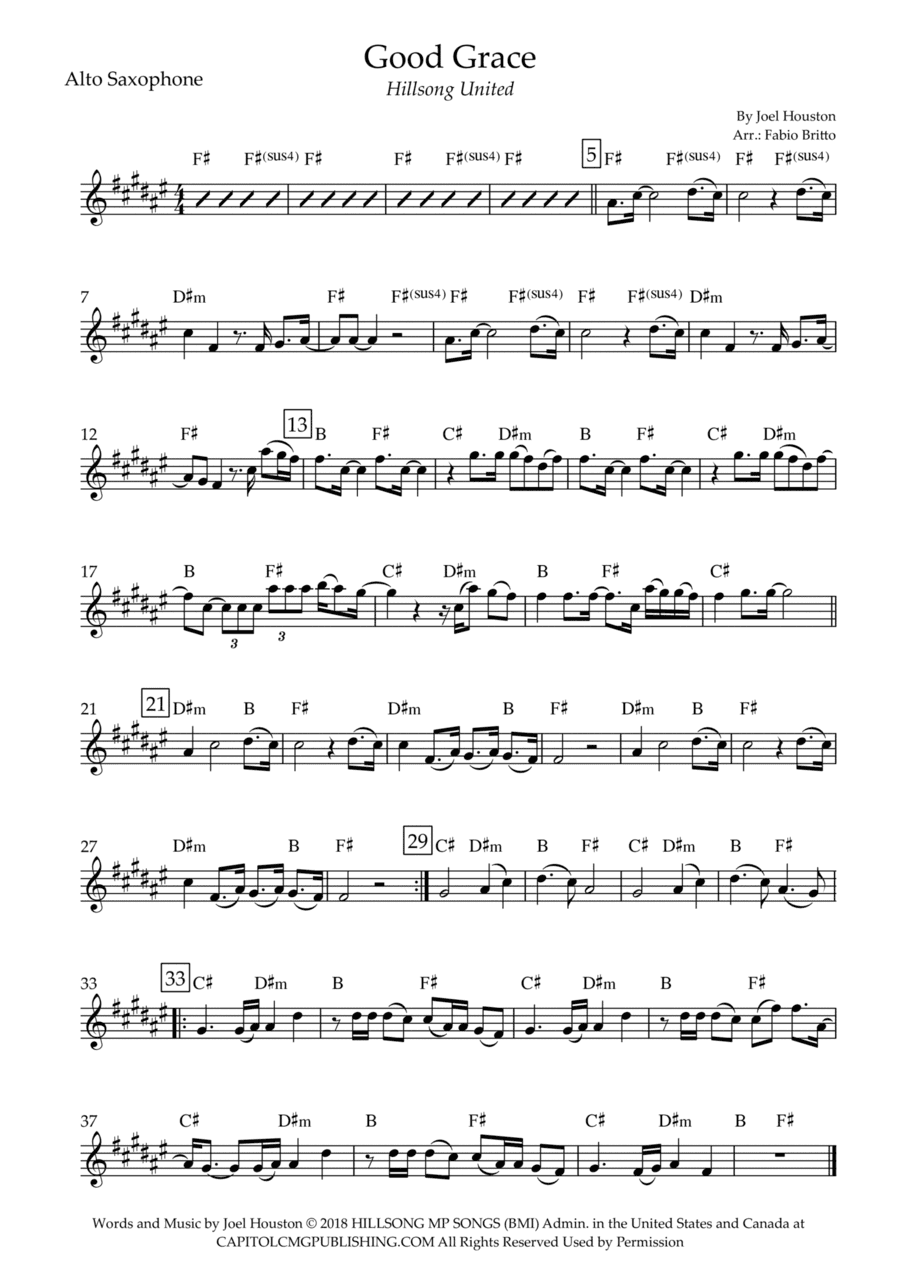 Good Grace (arr. Fabio Britto)