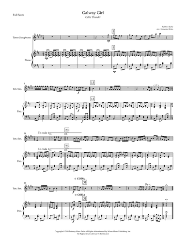 Galway Girl (arr. Fernando Britto)