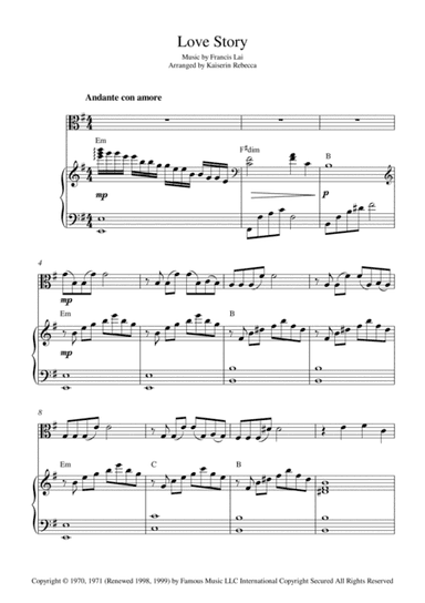 Love Story (arr. Kaiserin Rebecca)