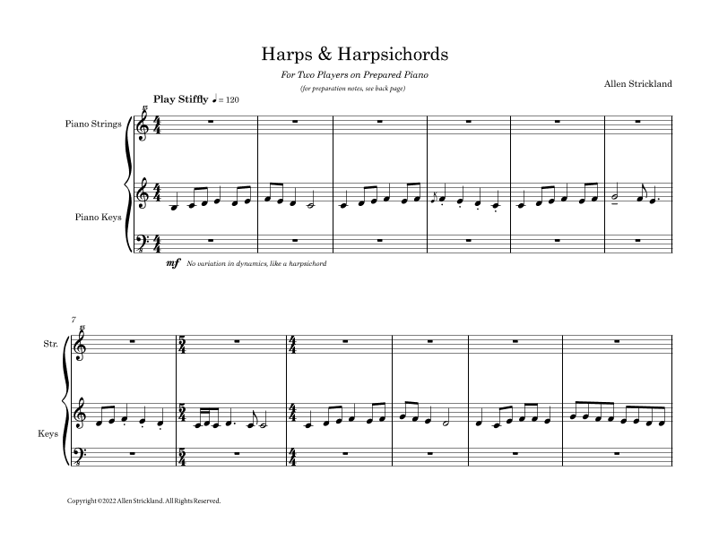 Harps and Harpsichords