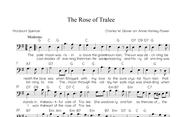 Rose of Tralee (arr. Annie Harkey-Power)