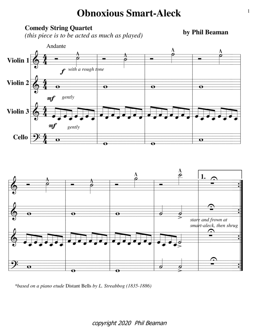 Obnoxious Smart-Aleck-String Quartet