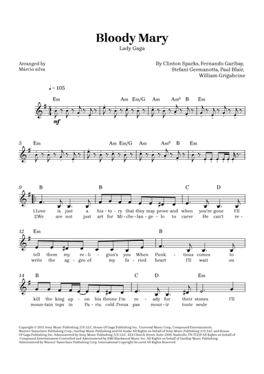 Bloody Mary (arr. Márcio Silva)