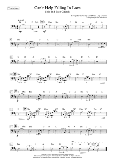 Can't Help Falling In Love (arr. ACT Bortolucci)
