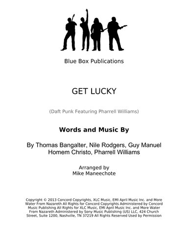 Get Lucky (arr. Mike Maneechote)