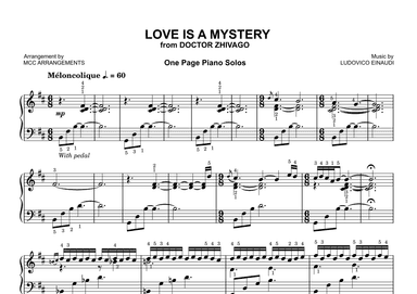 Love Is A Mystery (arr. MCC Arrangements)