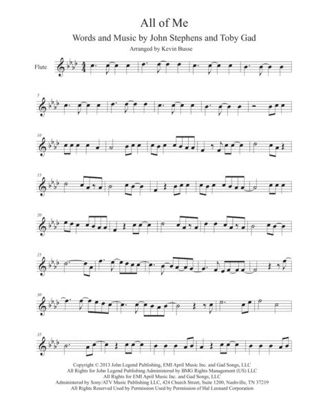 All Of Me (arr. Kevin Busse)