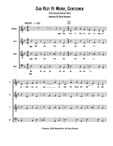 God Rest Ye Merry, Gentlemen (arr. David Headings)