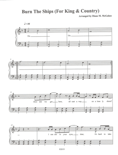 Burn The Ships (arr. Diane M. McGahee)