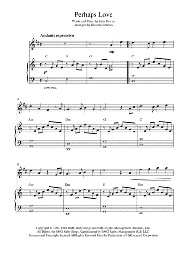 Perhaps Love (arr. Kaiserin Rebecca)